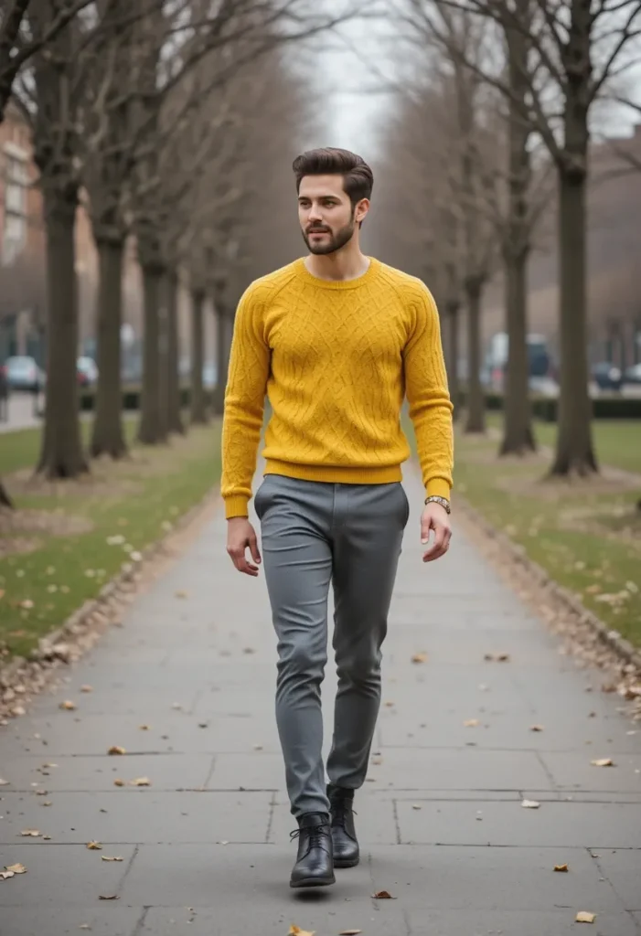 15 Winter Sweater Outfits for Men That Feel Cozy & Cool