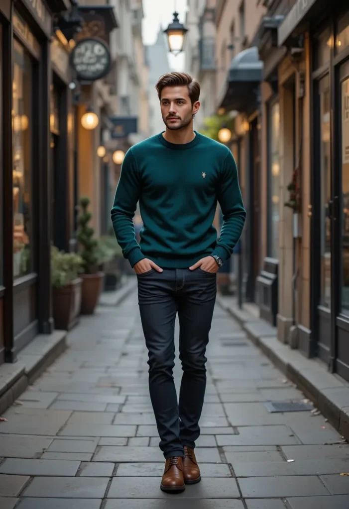 15 Winter Sweater Outfits for Men That Feel Cozy & Cool