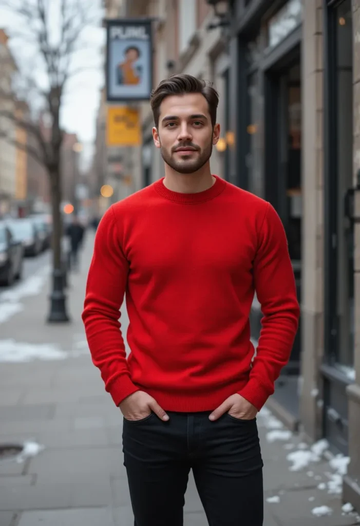 15 Winter Sweater Outfits for Men That Feel Cozy & Cool