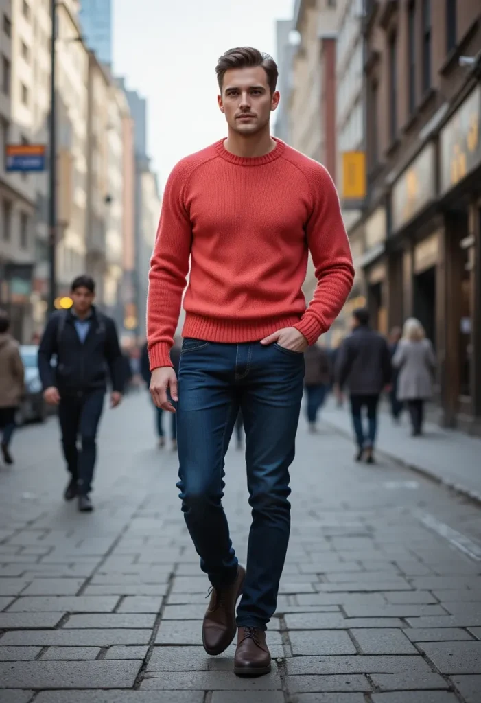 15 Winter Sweater Outfits for Men That Feel Cozy & Cool