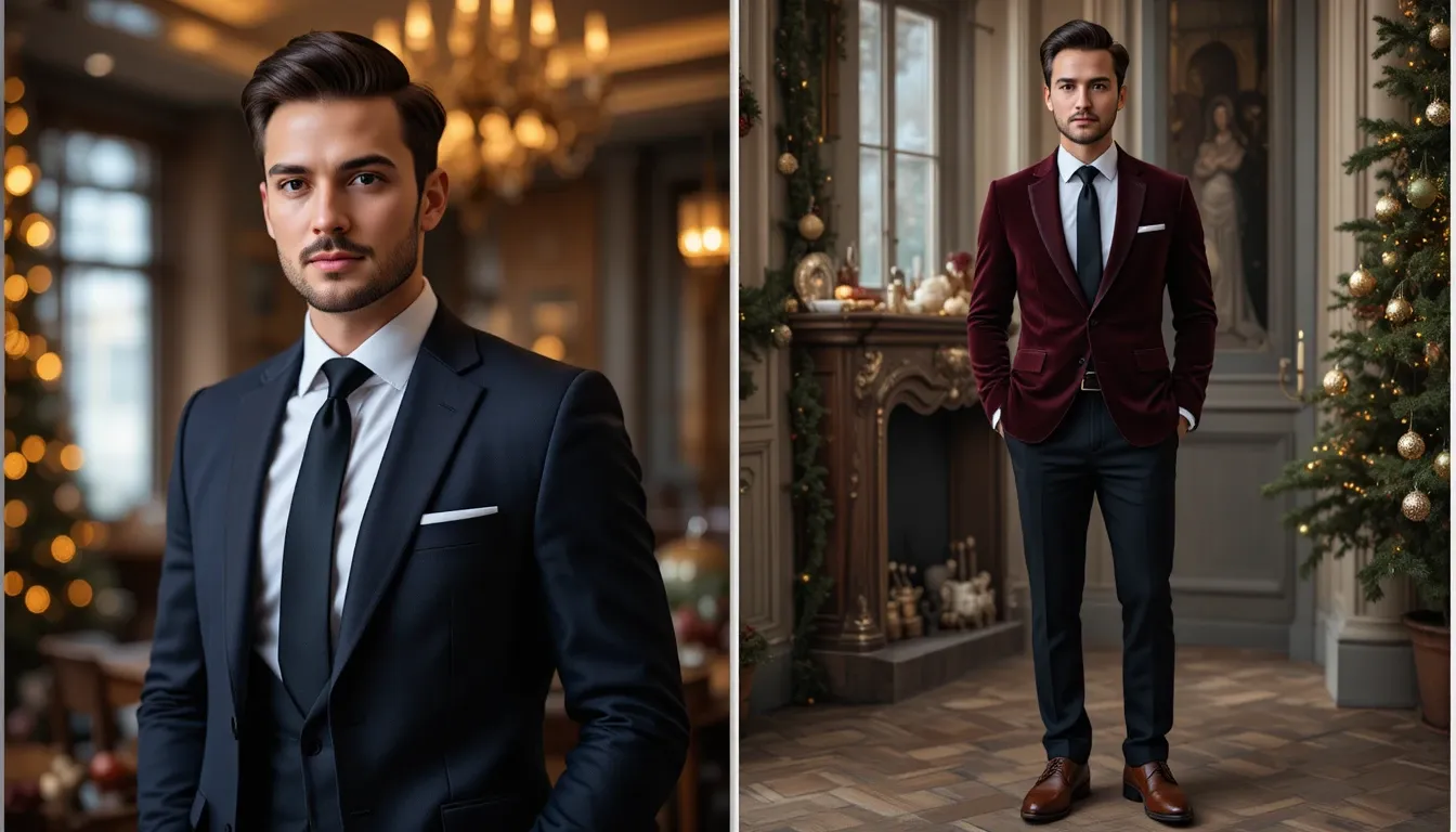 Formal Christmas outfits for men