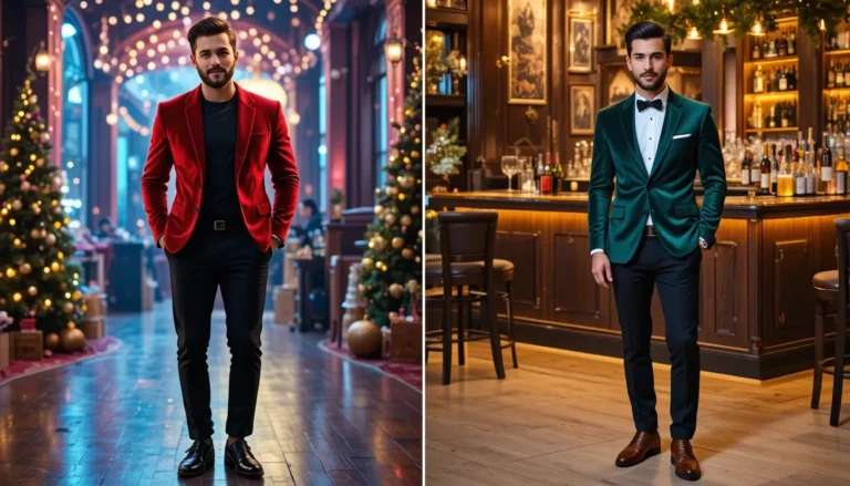 Men Christmas party outfits