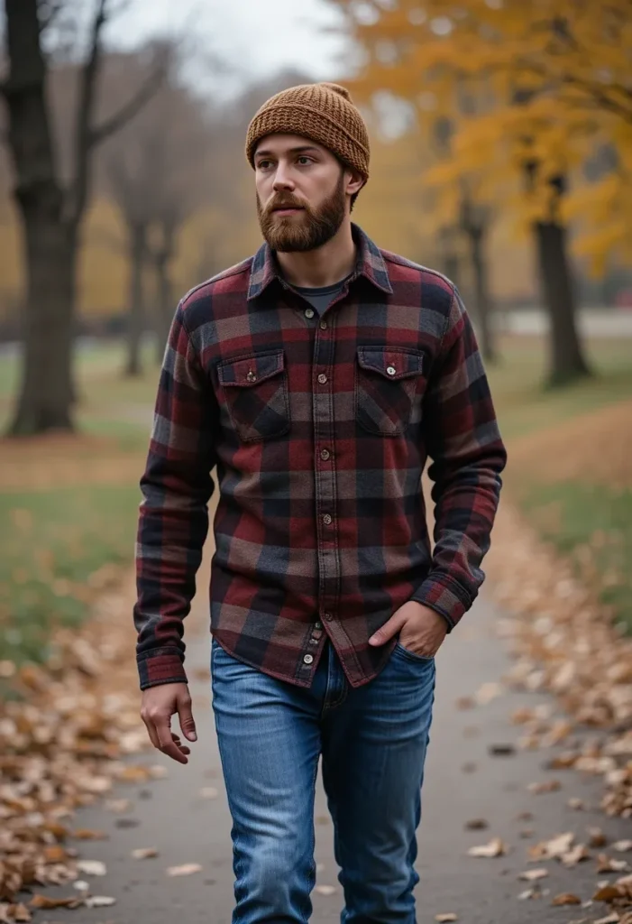 Fall Flannel Styling for Men