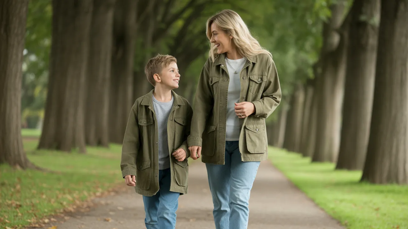 Mom son matching outfits