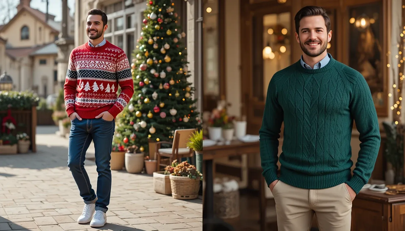 Men's Casual Christmas outfits
