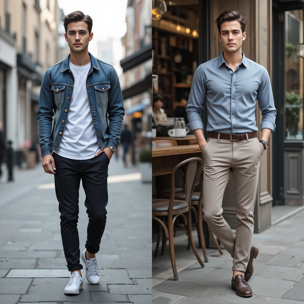 Men Summer and winter outfits