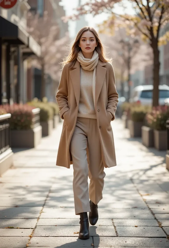 Winter to Spring Outfits Women