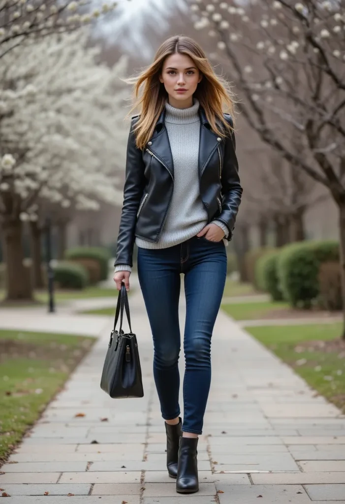 Winter to Spring Outfits Women