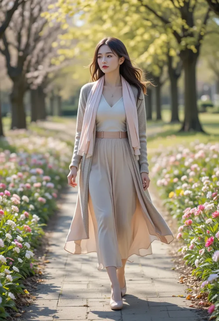 Winter to Spring Outfits Women