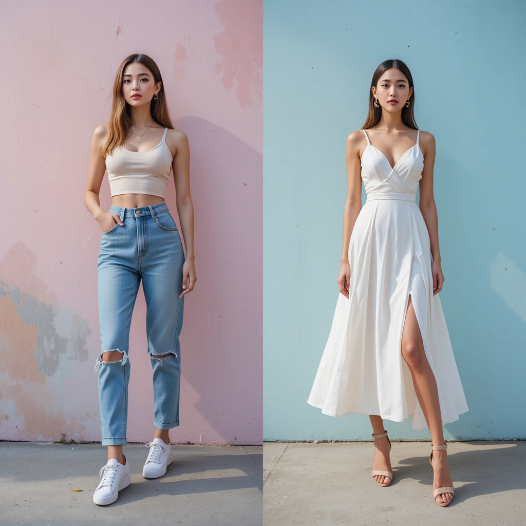 Women Winter and Summer outfits
