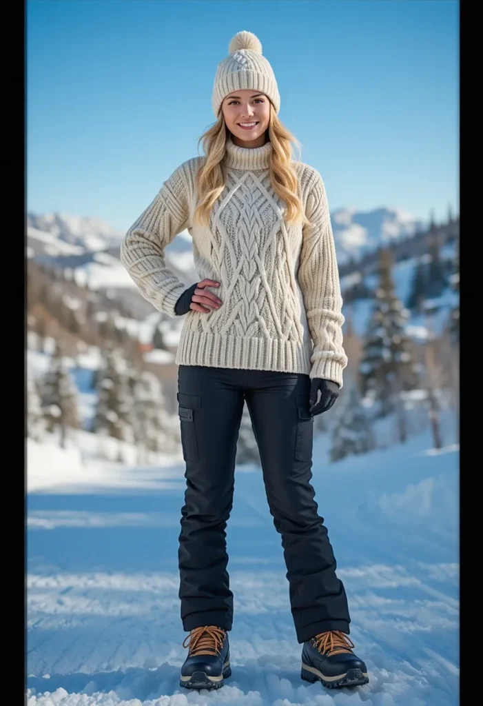 Women Winter Travel Outfits for Snow: Warm, Stylish & Practical
