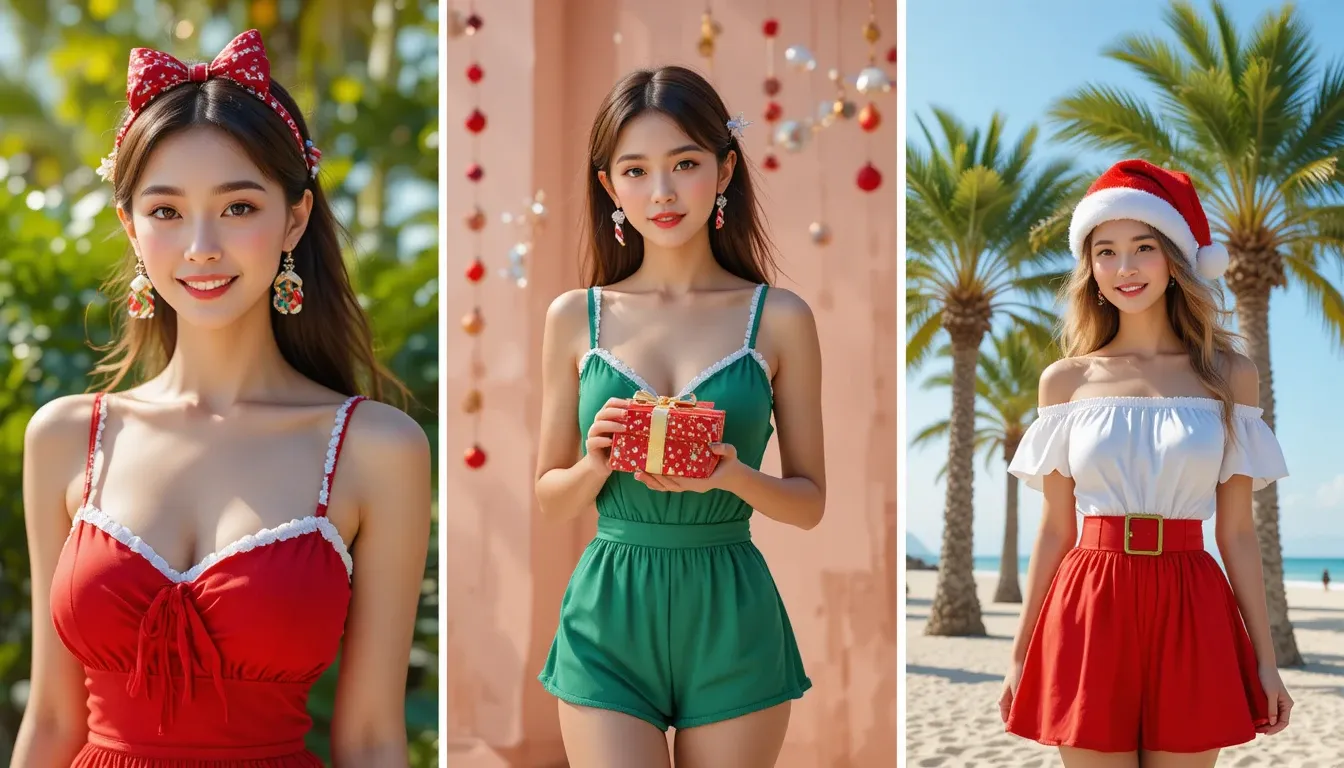 Women summer christmas outfits
