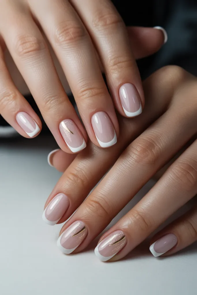 Classic French Manicure women nail designs