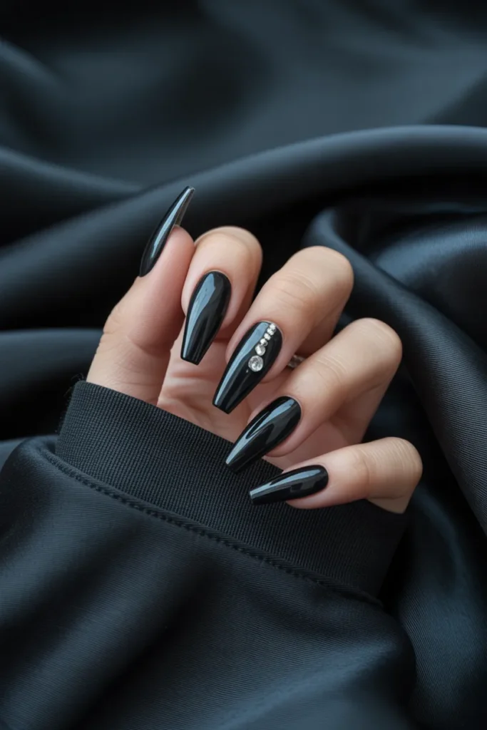 Coffin-Shaped Nails designs for women