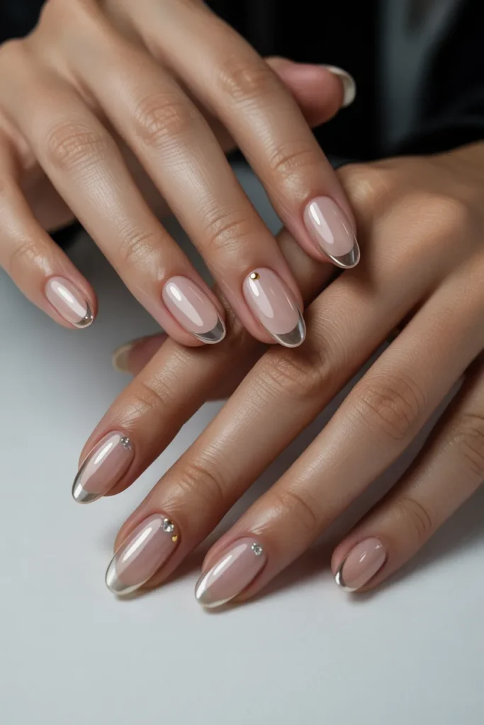 Crystal Clear Acrylic Nails designs