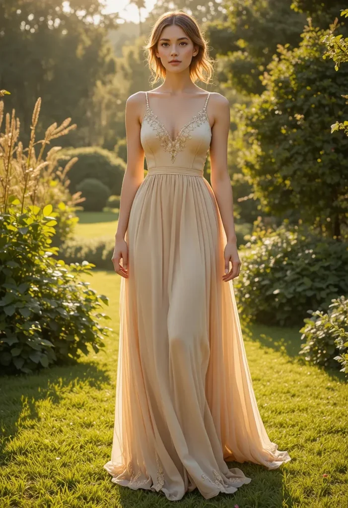 Embroidered Maxi Dress