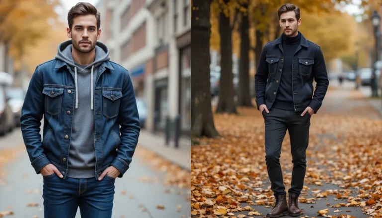 Fall Denim Jacket Looks Men