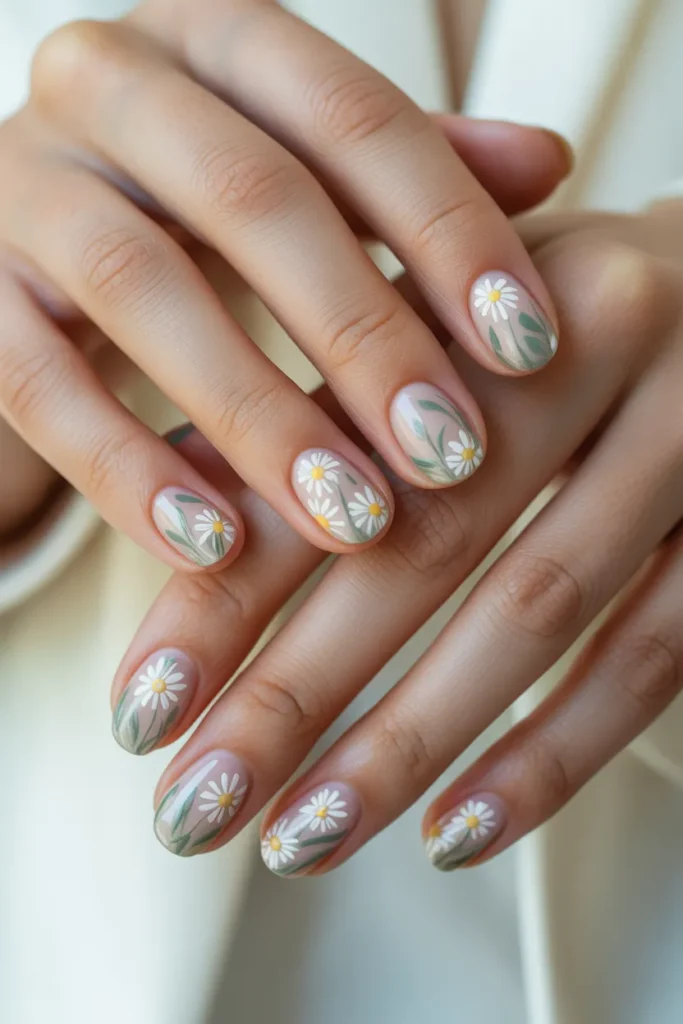 Floral Nail Art designs