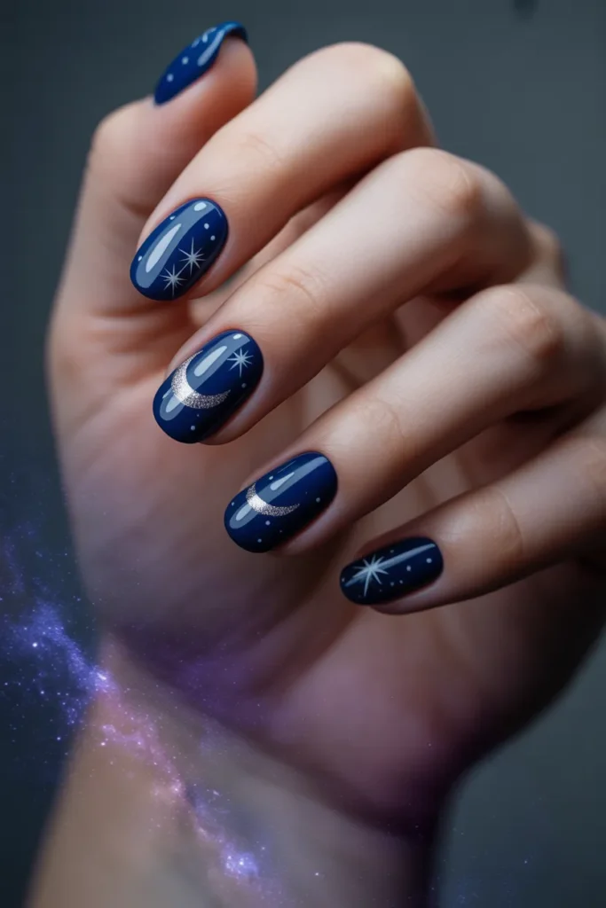 Midnight Sky Nails