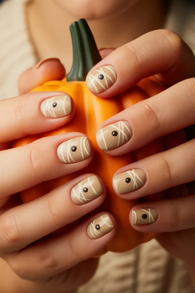 Mummy Wraps Women Nails