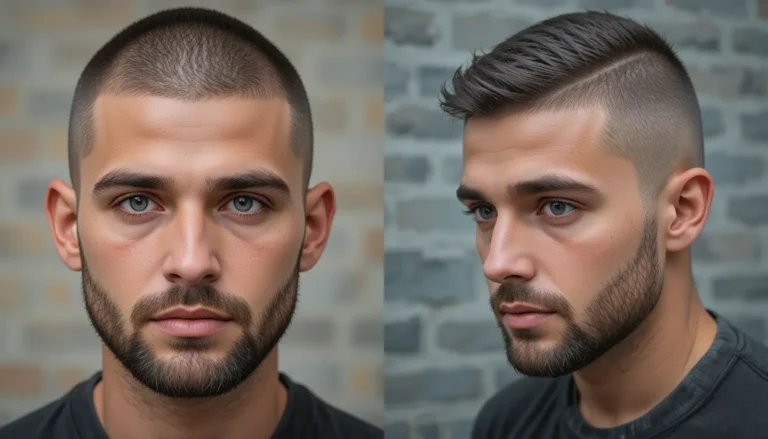 Sharp Buzz Cut Styles for Men