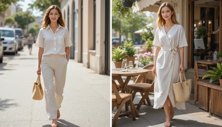 Summer Linen Outfit Ideas for Women