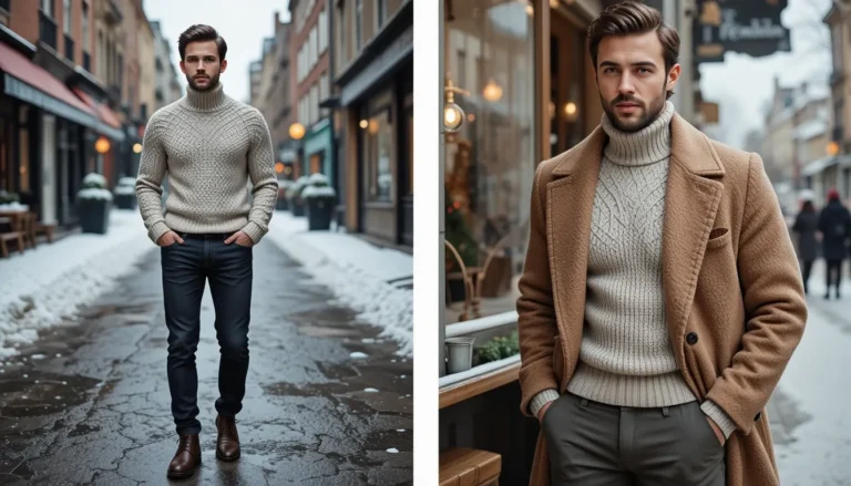 Winter Sweater Outfits for Men