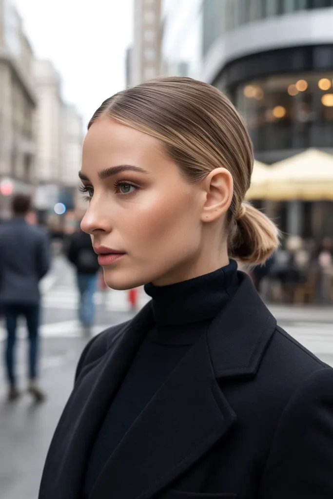 Sleek Low Ponytail