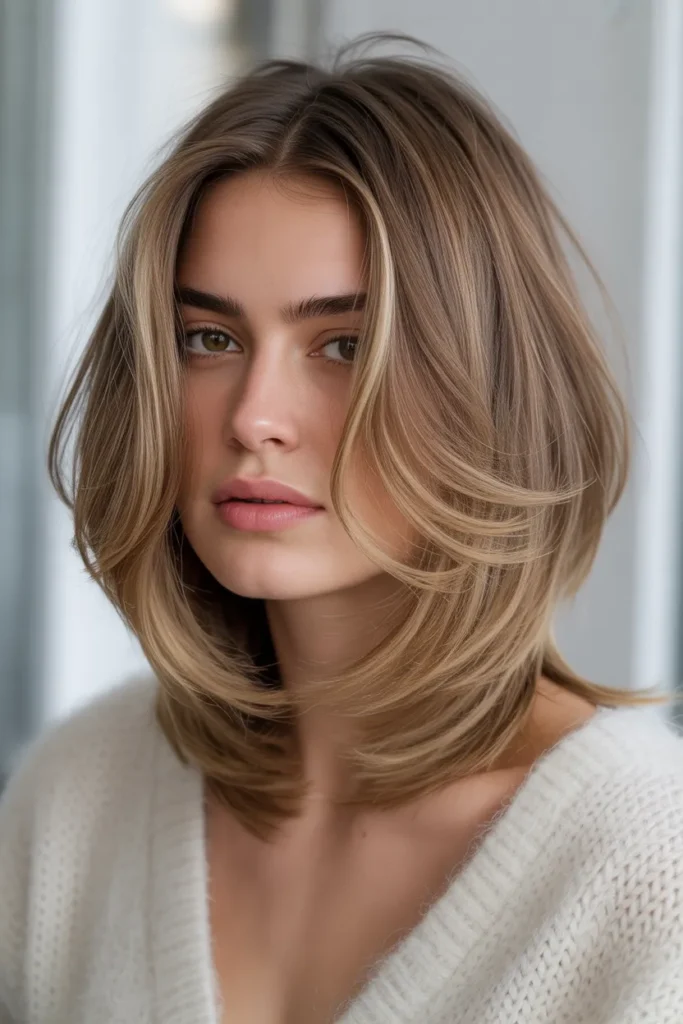 The Layered Lob (Long Bob)