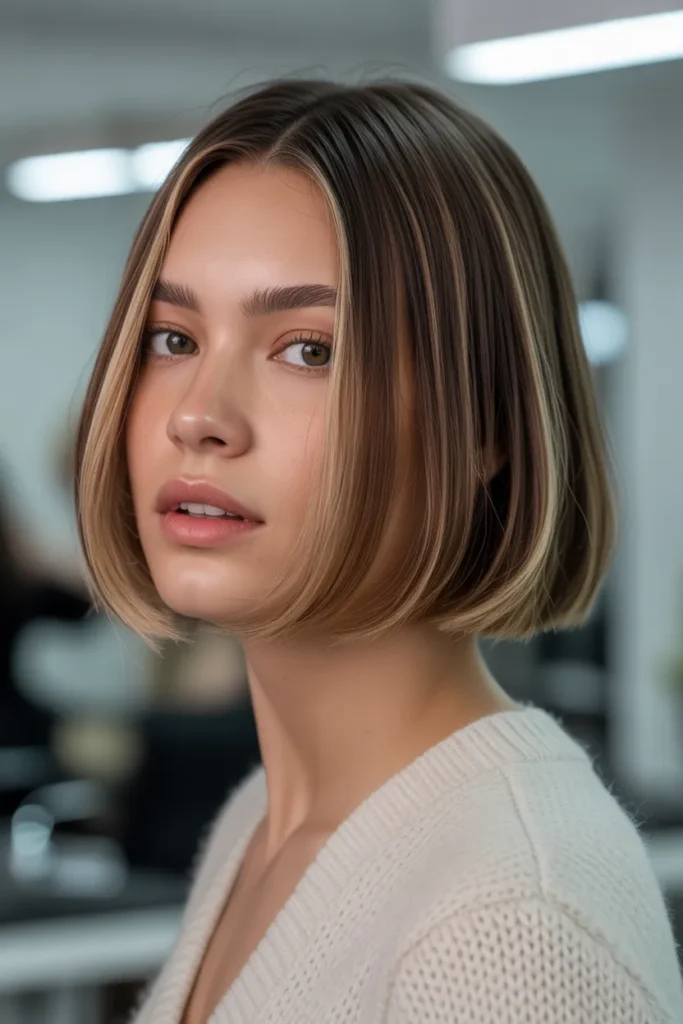 Blunt Cut with Subtle Layers