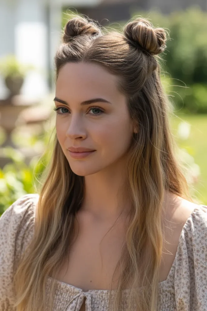 Half-Up Twisted Crown