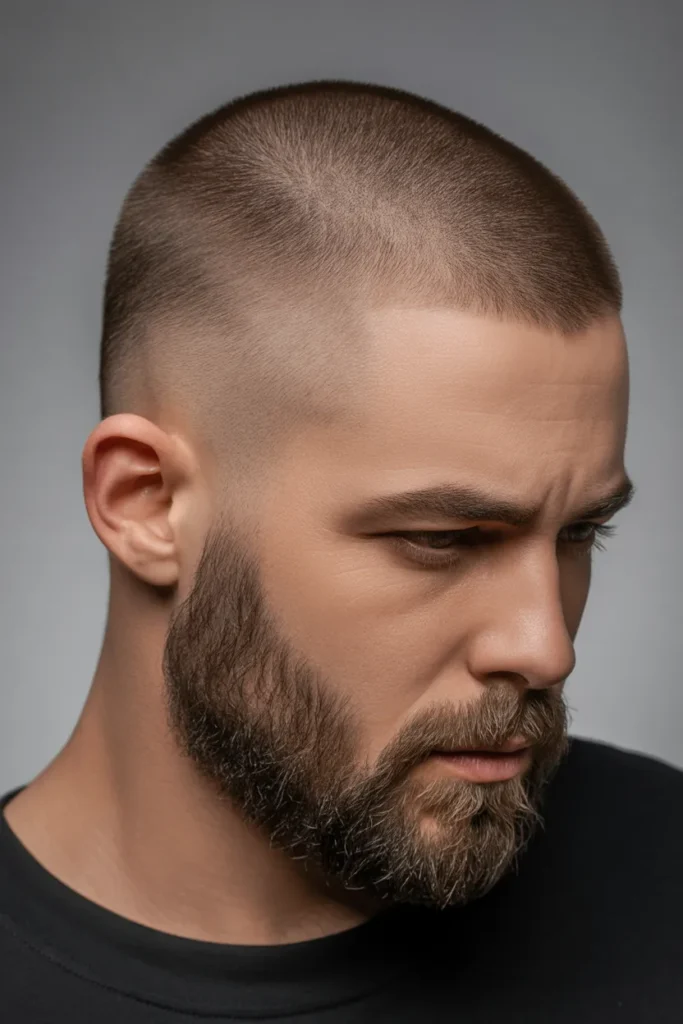 Buzz Cut with Beard