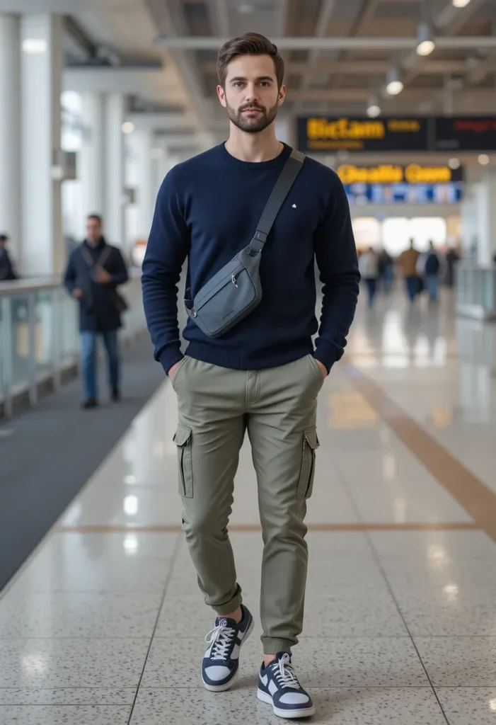 Pullover Sweater + Cargo Pants