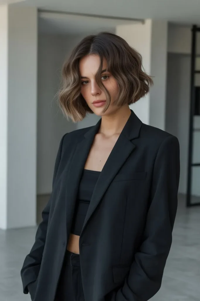 The Blunt Bob with Waves