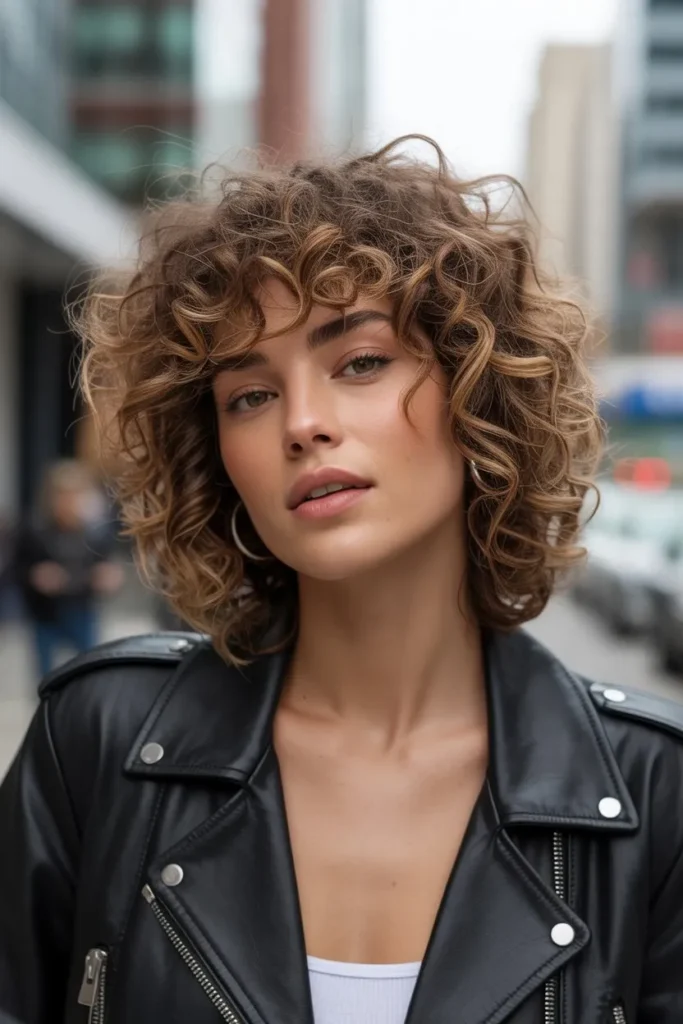 The Curly Shag hairstyle for women