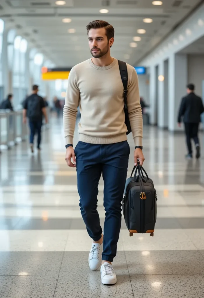 Lightweight Sweater + Chinos