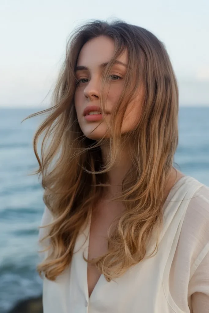 The Long, Layered Waves hairstyles