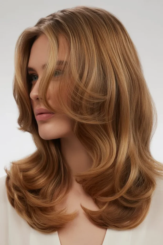 The Long, Soft Waves with Face-Framing Layers Women hairstyles