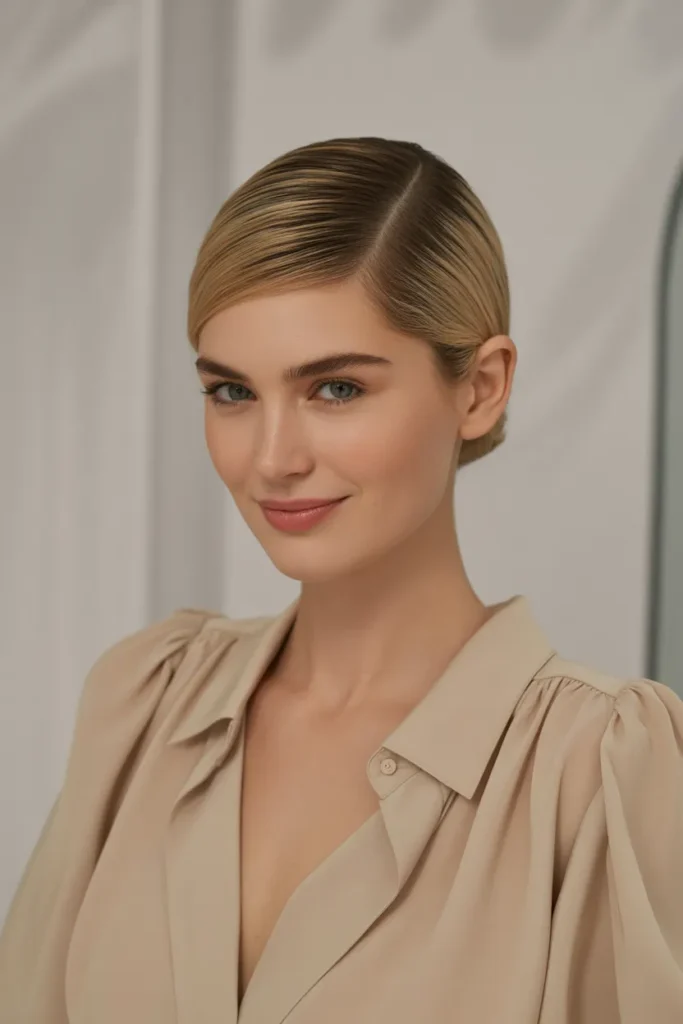 Polished Straight Style with Tucked Ends