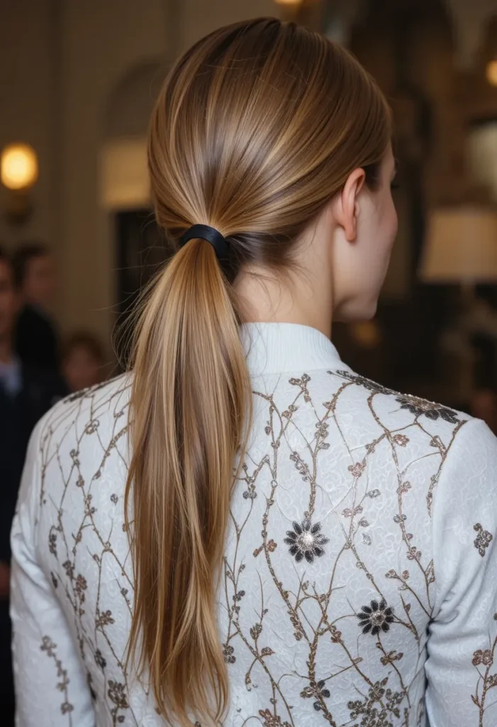 The Slicked-Back Ponytail hairstyles for women