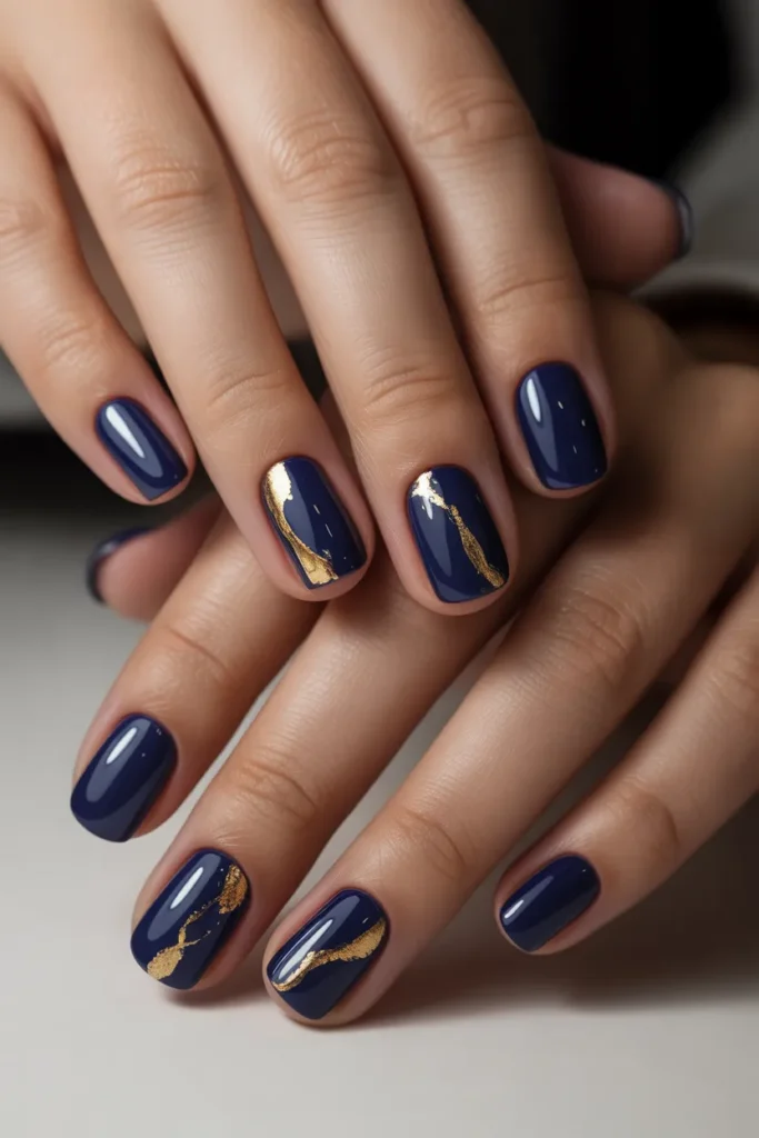 Soft Peach Ombre Nails design