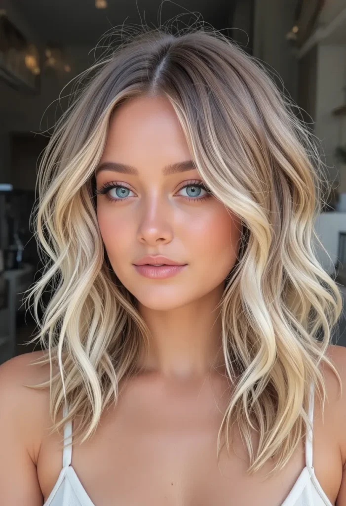 The Beachy Lob with Textured Ends hairstyle
