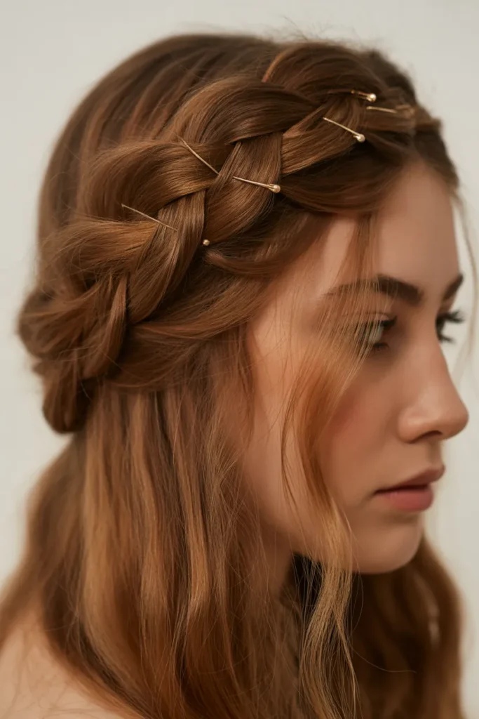 The Braided Crown Hairstyles for women