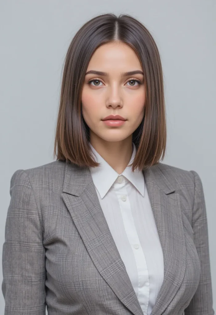 The Classic Blunt Lob haircut for women