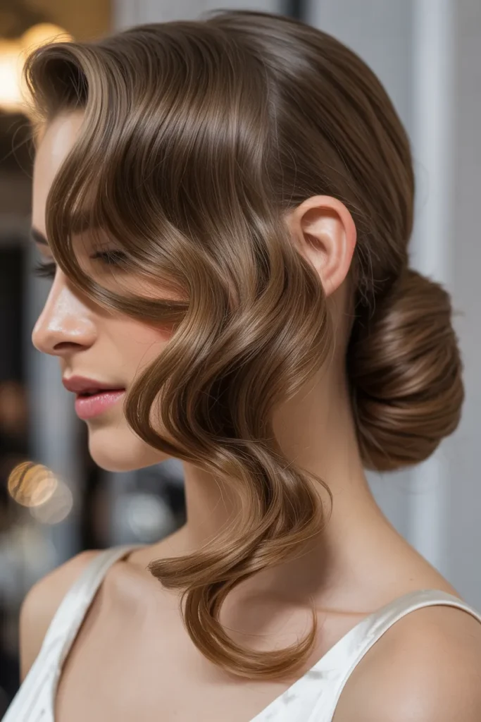The Sleek Side-Swept Style