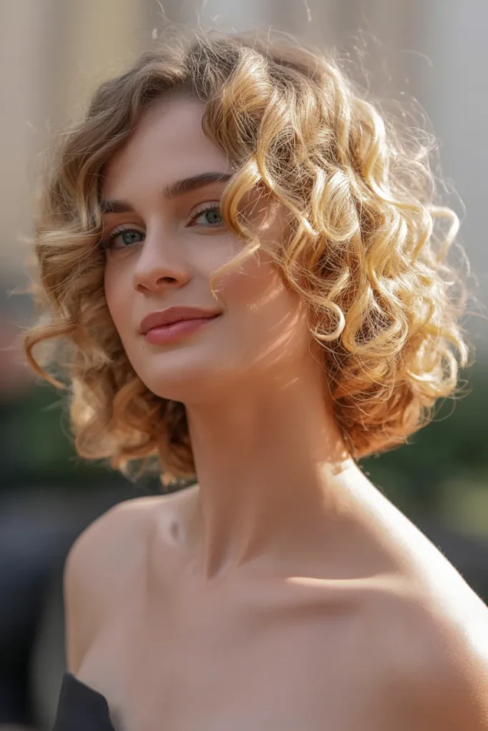 The Soft Curled Lob hairstyles for women