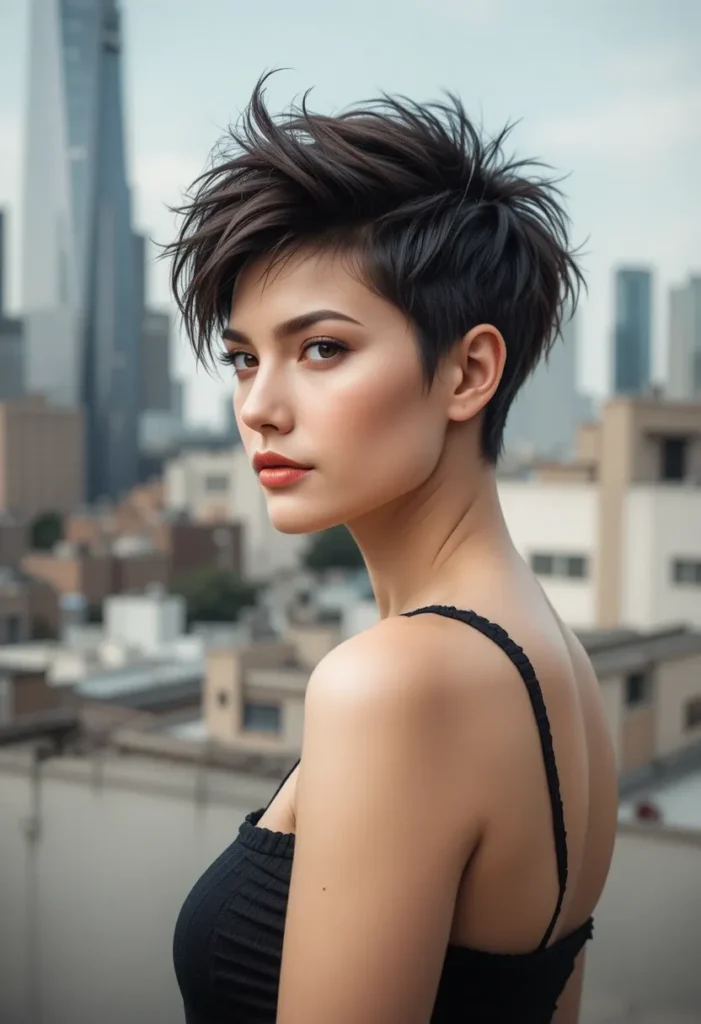 The Textured Pixie Cut for women
