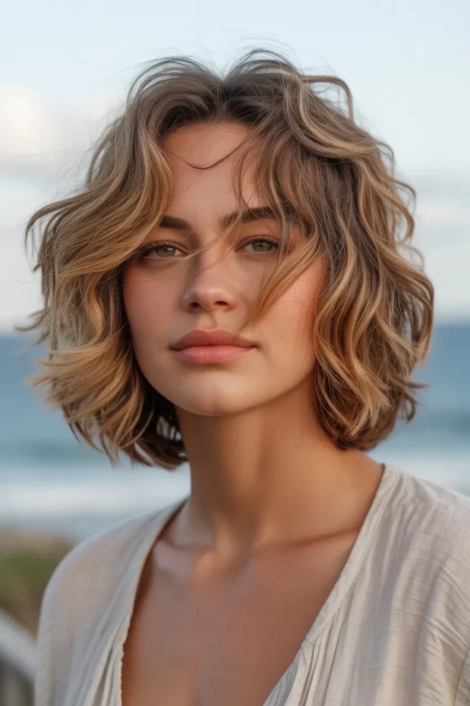 The Tousled Lob hairstyles for women