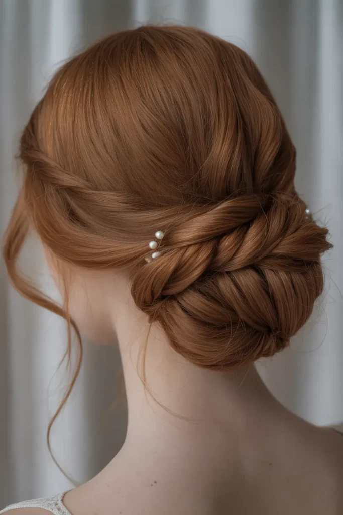 The Twisted Low Chignon hairstyle for women