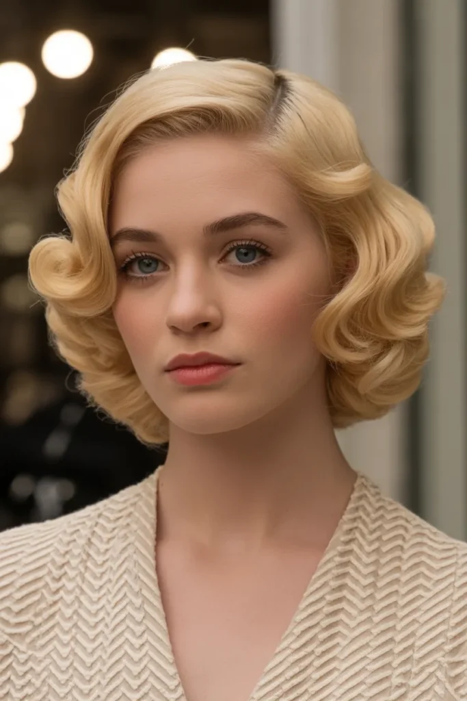 The Vintage-Inspired Finger Waves hairstyles for women